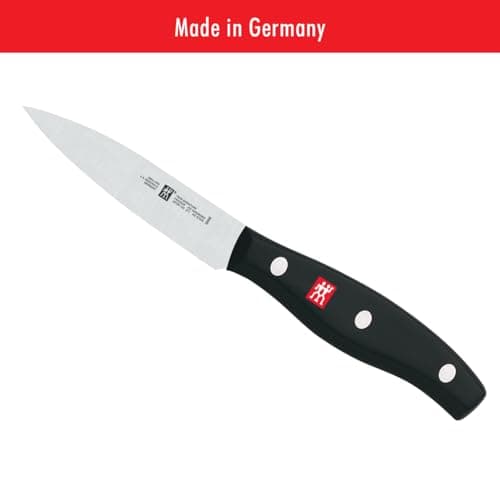 ZWILLING Twin Signature 7-Piece German Knife Set with Block, Razor-Sharp, Made in Company-Owned German Factory with Special Formula Steel perfected for almost 300 Years, Dishwasher Safe