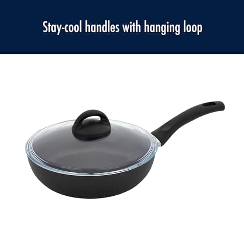 Henckels Everlift 10-Piece Nonstick cookware set, Made in Italy, durable 3-layer coating, lightweight aluminum from recycled materials, Oven safe to 400°F, Dishwasher safe