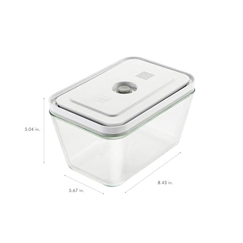 ZWILLING Fresh & Save 3-pc Glass Storage Containers with Lids, Meal Prep Containers, Assorted Sizes
