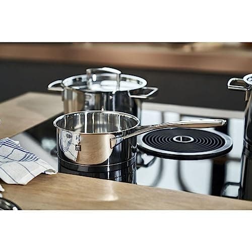 ZWILLING 5-Piece Pot-Set, with 4 Lids, Suitable for Induction, Stainless Steel, Passion