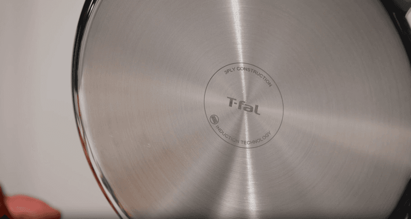 T-fal Pro Tri-Ply Stainless Steel Cookware Set 10 Piece, Induction Compatible Oven Safe 500F, Lids 350F, Fast & Even Heat, Professional Quality & Durability, Pots and Pans Set, Dishwasher Safe, Silver