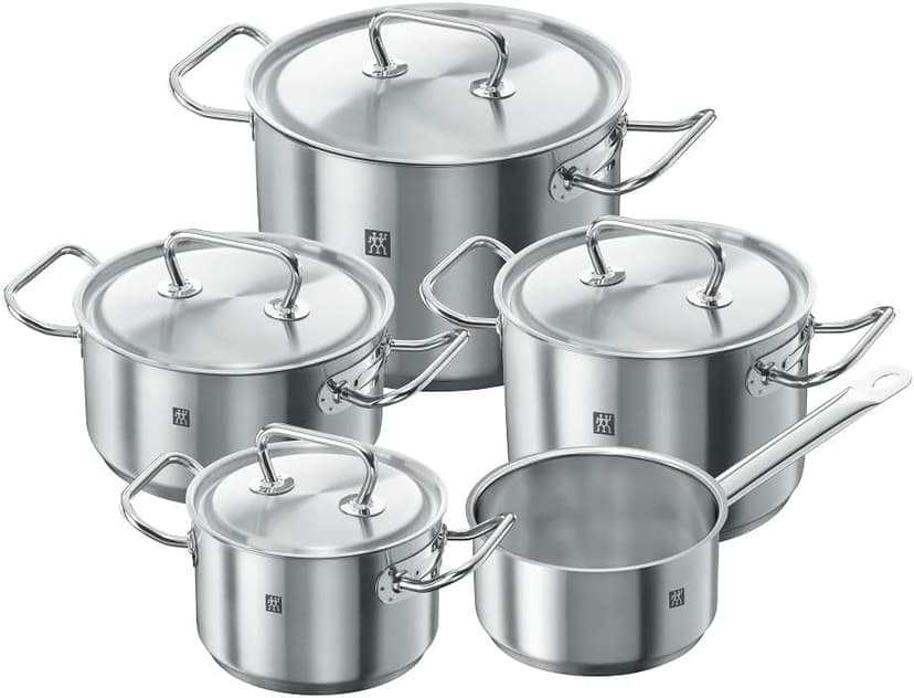 Zwilling HENCKELS J.A Cookware Set 9 Pieces Twin Classic Steel