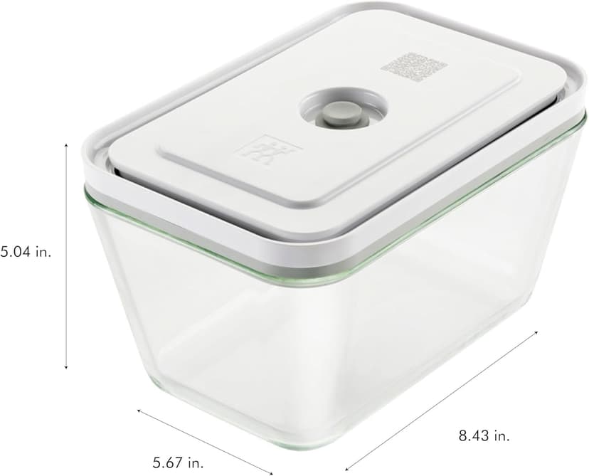 ZWILLING Fresh & Save 3-pc Glass Storage Containers with Lids, Meal Prep Containers, Assorted Sizes