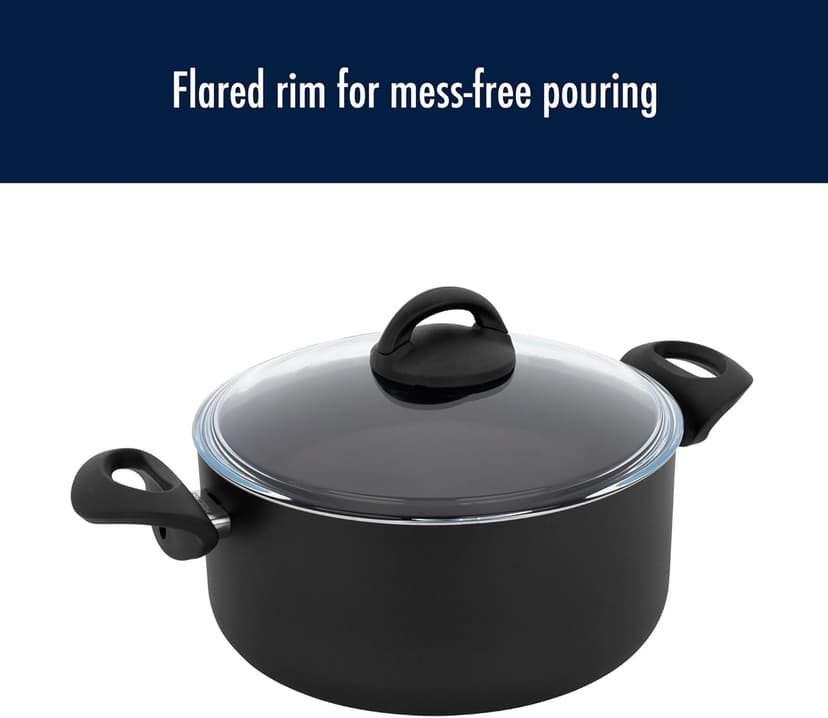 Henckels Everlift 10-Piece Nonstick cookware set, Made in Italy, durable 3-layer coating, lightweight aluminum from recycled materials, Oven safe to 400°F, Dishwasher safe