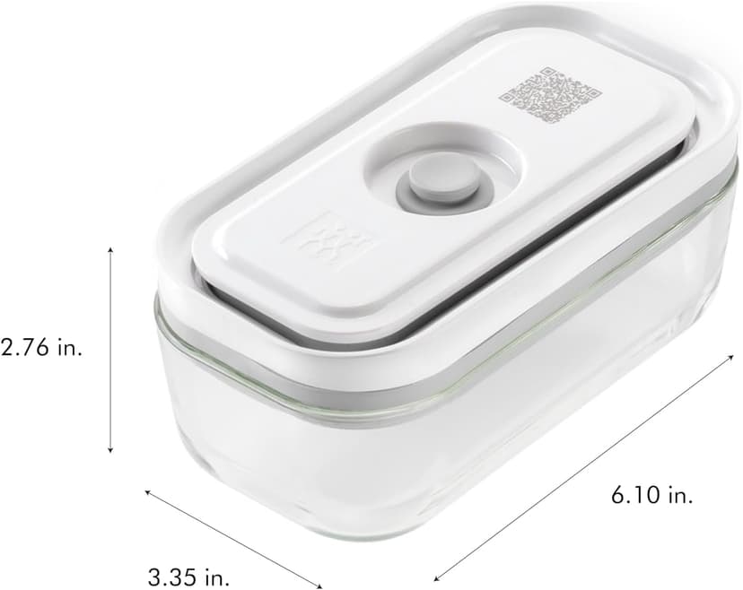 ZWILLING Fresh & Save 3-pc Glass Storage Containers with Lids, Meal Prep Containers, Assorted Sizes