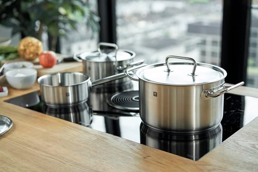 Zwilling HENCKELS J.A Cookware Set 9 Pieces Twin Classic Steel
