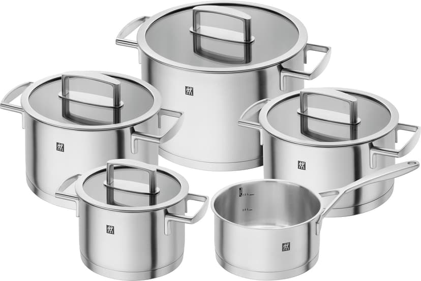 Zwilling Cookware Set Vitality 5 Parts, Stainless Steel, Silver, 48 x 38 x 28 cm
