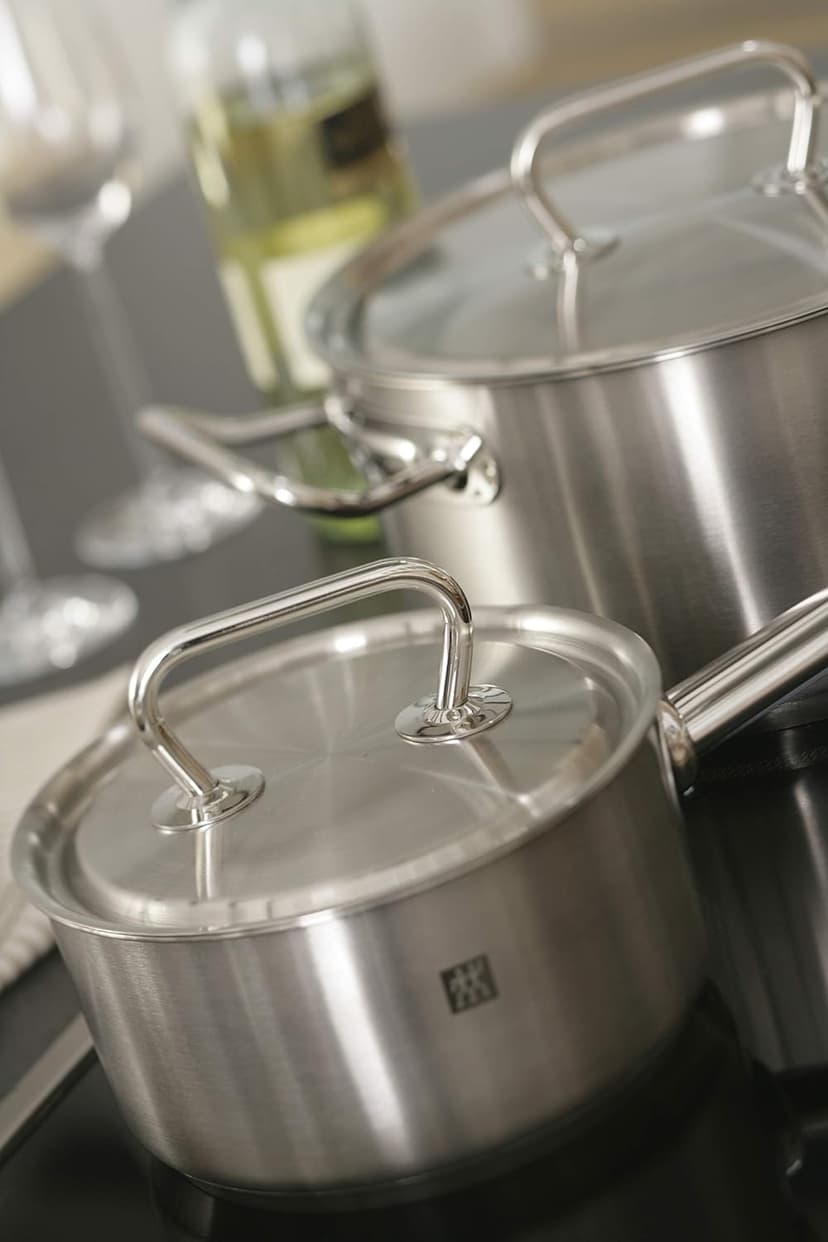 ZWILLING – TWIN CLASSIC, Rechargeable Cookware Set 5 pz., in Stainless Steel 18/10 Satin