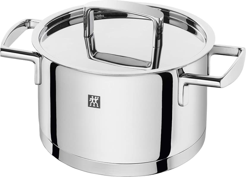 ZWILLING 5-Piece Pot-Set, with 4 Lids, Suitable for Induction, Stainless Steel, Passion