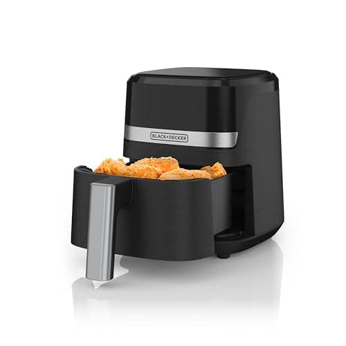 BLACK+DECKER Purifry 2QT Air Fryer, Crispy Deep Fried Taste without the Fat, Plus Bake, Dehydrate, and Keep Food Warm, Digital Touchscreen and Auto Shut-Off