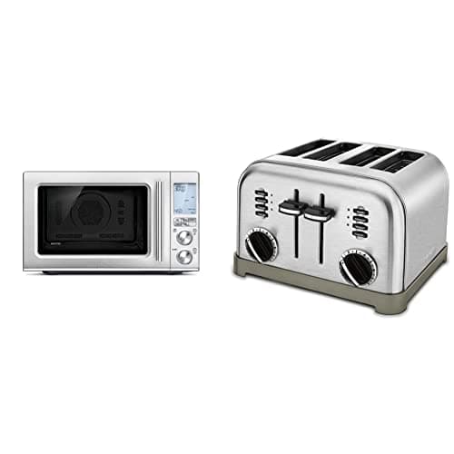 Breville Combi Wave 3-in-1 Microwave, Air Fryer, and Toaster Oven (CPT-180P1) Bundle