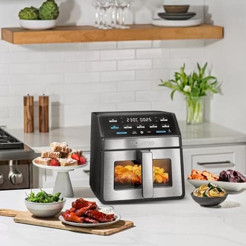 Gourmia GOURMIA Digital Air Fryer, 7.5 Liter with Window and Light, Mod. GAF858