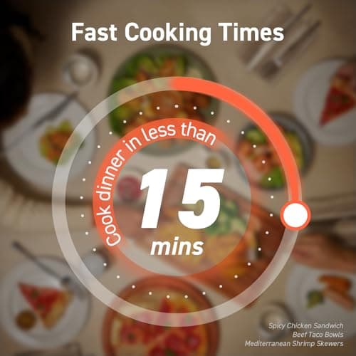 COSORI Air Fryer 9-in-1, Compact & Large 6-Qt, Fast Turbo Modes, 90-450°F Even Results, Precision Heating, Up to 95% Less Oil*, Roast, Bake, Dry, Reheat, Frozen, Broil, Proof, 120V, TurboBlaze, Grey