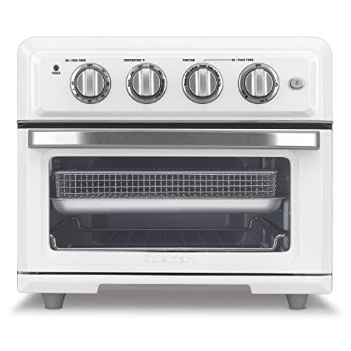 Cuisinart TOA-60W Convection AirFryer Toaster Oven, Premium 1800-Watt Motor with 7-in-1 Functions and Wide Temperature Range, Large Capacity Air Fryer with 60-Minute Timer/Auto-Off, White