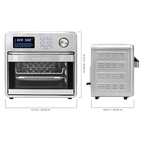 Kalorik MAXX 16 Quart Digital Air Fryer Oven, in Stainless Steel (AFO 47797 SS)