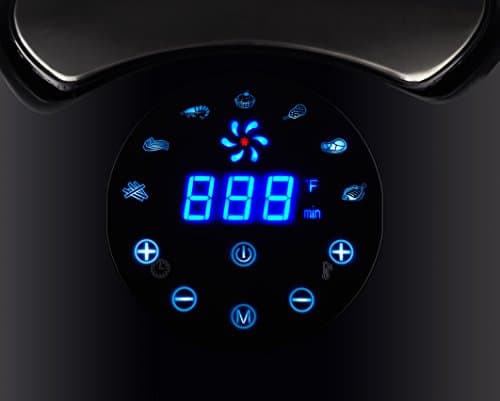 GoWISE USA Ming's Mark GW22621 Electric Air Fryer, 3.7 QT, Black