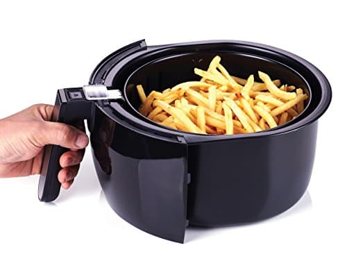GoWISE USA Ming's Mark GW22621 Electric Air Fryer, 3.7 QT, Black
