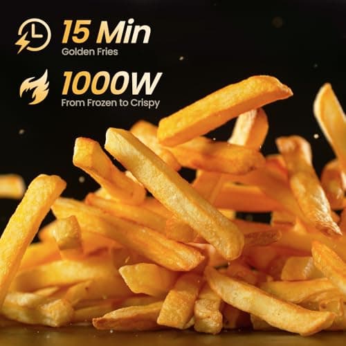 Small Compact Air Fryer, 2.1QT, 4-in-1 Small Mini Airfryer, Bake, Roast, Reheat, 98% Less Oil, Adjustable Temperature Control w/ 60min Timer, Quiet, Nonstick & Dishwasher Safe, BPA-Free, Dark Blue