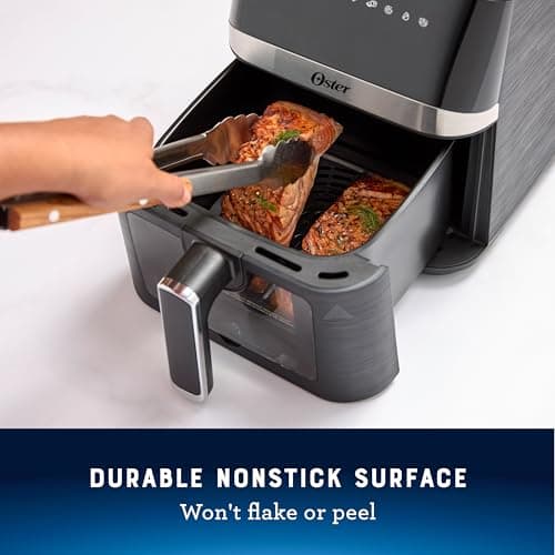 Oster Digital Air Fryer, 4 Quart Medium Size with Window
