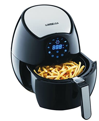 GoWISE USA Ming's Mark GW22621 Electric Air Fryer, 3.7 QT, Black