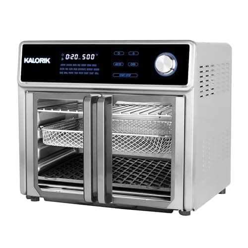 Kalorik MAXX 26 Quart Digital Air Fryer Oven Grill, Stainless Steel (AFO 47631 SS2)