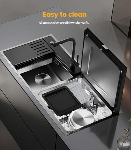 24Qt Large Air Fryer Oven French Door 15 in 1 Multi-Function Digital Controls Convection Oven Stainless Steel Dual Zone Electric Oven Toaster Combo with 13 Accessories & Cookbook