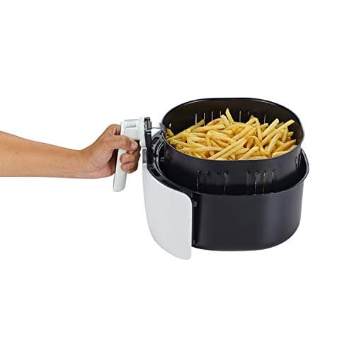 GoWISE USA XL 8-in-1 Digital Air Fryer with Recipe Book, 5.8-Qt, 1700 Watts, White