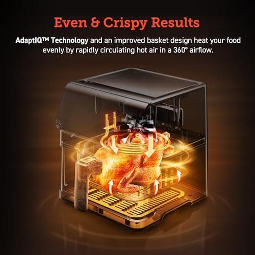 COSORI Air Fryer Pro II 5.8QT that Roast, Bake, Shake Reminder, 8 preset Functions, Cookbook & Online Recipes, Dishwasher-Safe, Black