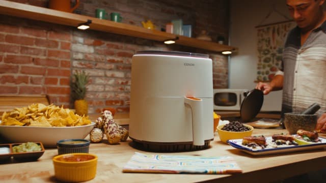 Cosori Air Fryer 4 Qt, 7 Cooking Functions Airfryer, 150+ Recipes on Free App, 97% less fat Freidora de Aire, Dishwasher-safe, Designed for 1-3 People, Lite 4.0-Quart Smart Air Fryer, White