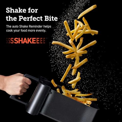COSORI Clear Window Air Fryer, 6.5 Quart Large Compact Airfryer, 12 One-Touch Savable Custom Functions, Cookbooks and Online Recipes, Nonstick and Dishwasher-Safe