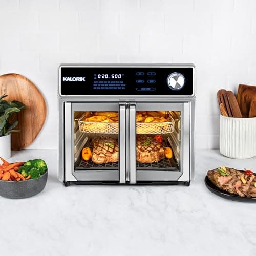 Kalorik MAXX 26 Quart Digital Air Fryer Oven Grill, Stainless Steel (AFO 47631 SS2)