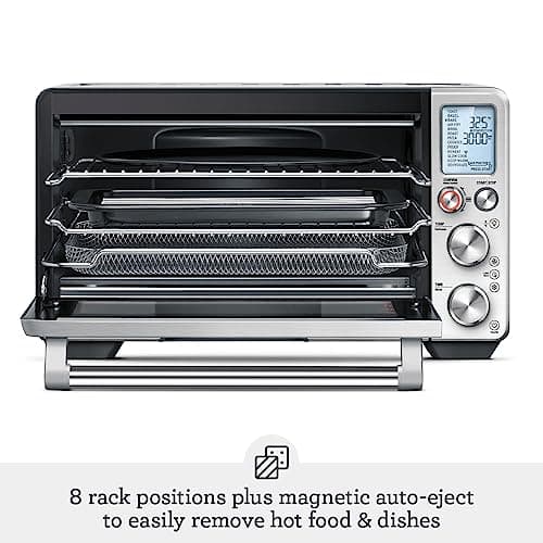 Breville BOV950BST Joule Smart Countertop Oven Air Fryer Pro, Black Stainless Steel