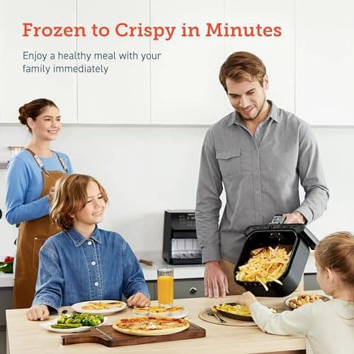 COSORI Air Fryer Pro II 5.8QT that Roast, Bake, Shake Reminder, 8 preset Functions, Cookbook & Online Recipes, Dishwasher-Safe, Black