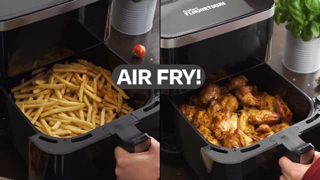 Guy Fieri's Flavortown 6.5 Quart Steam Air Fryer with Moisture Lock Technology – Programmable Steamer and Air Fryer Combination, Temperature Control, 10-Presets, 1700 Watts