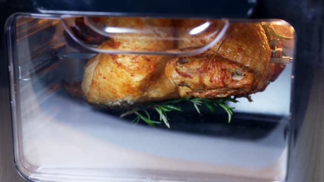 Chefman 6.3-Qt 4-In-1 Digital Air Fryer+, Rotisserie, Dehydrator, Convection Oven, XL Family Size, 8 Touch Screen Presets, BPA-Free, Auto Shutoff, Accessories Included, Black