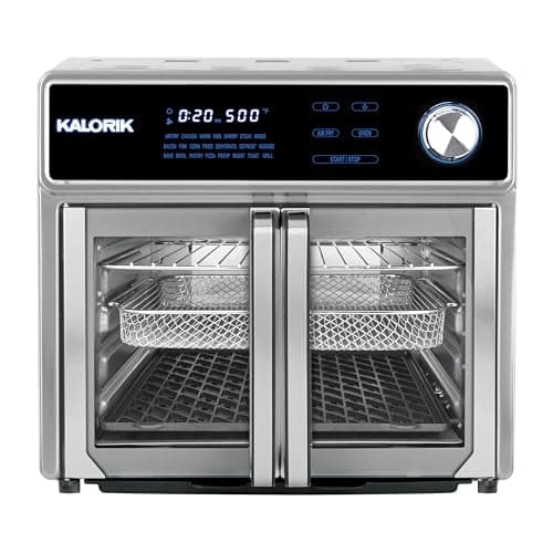 Kalorik MAXX 26 Quart Digital Air Fryer Oven Grill, Stainless Steel (AFO 47631 SS2)