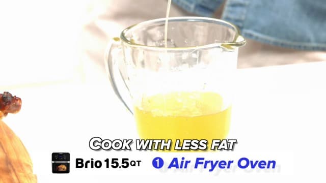 Nuwave Brio 15.5Qt Air Fryer Rotisserie Oven, X-Large Family Size, Powerful 1800W, 4 Rack Positions, 50°-425°F Temp Controls, 100 Presets & 50 Memory, Integrated Smart Thermometer, Linear T Technology