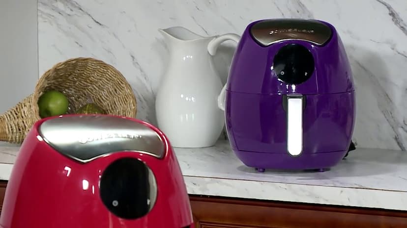 GoWISE USA Ming's Mark GW22621 Electric Air Fryer, 3.7 QT, Black