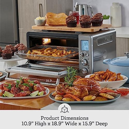 Breville BOV860BSS Smart Oven Air Fryer and Convection Oven, Brushed Stainless Steel