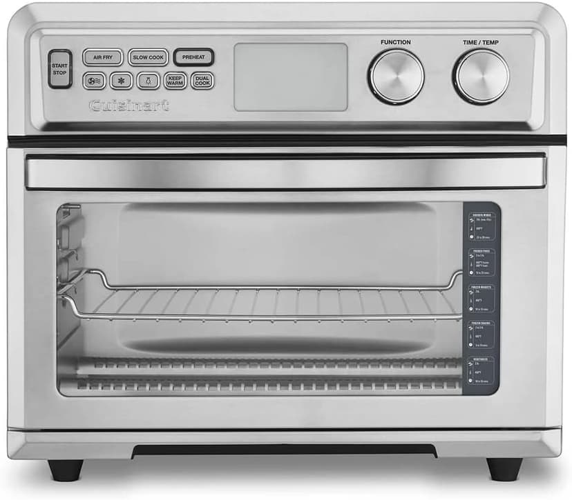 Cuisinart TOA-95 Digital AirFryer Toaster Oven, Premium 1800-Watt Oven with Digital Display and Controls – Extra-Large Capacity, Intuitive Programming and Adjustable Temperature, Stainless Steel
