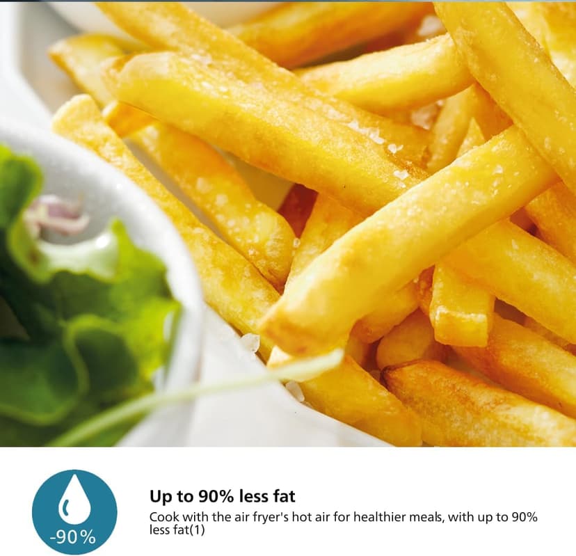 Philips Air Fryer 2000 Series 13-in-1 functions, 6.6 Quarts, Compact Design with Cooking Window, Black, (NA230/00)