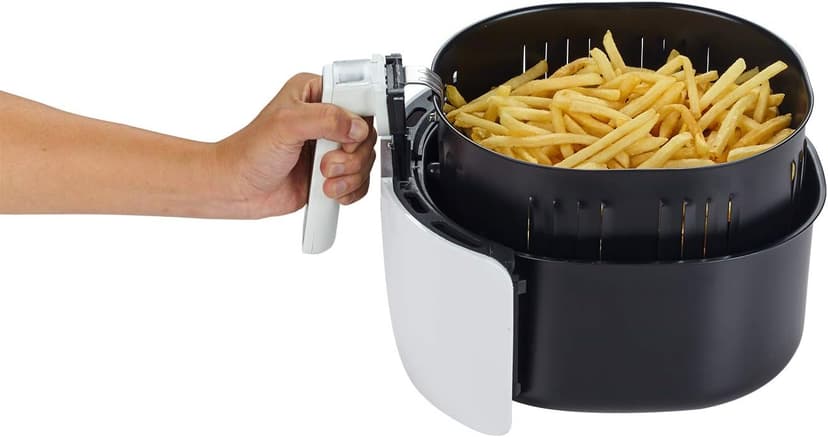 GoWISE USA XL 8-in-1 Digital Air Fryer with Recipe Book, 5.8-Qt, 1700 Watts, White