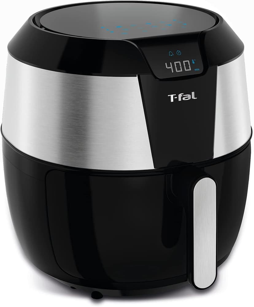 T-fal Easy Fry XXL Air Fryer & Grill Combo with One-Touch Screen, 8 Preset Programs, 5.9 quarts, Black & Stainless Steel