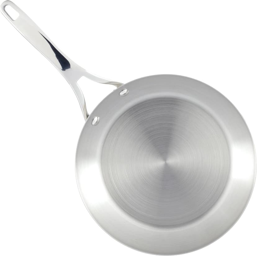 Anolon Nouvelle Stainless Steel Cookware Pots and Pans Set, 10 Piece