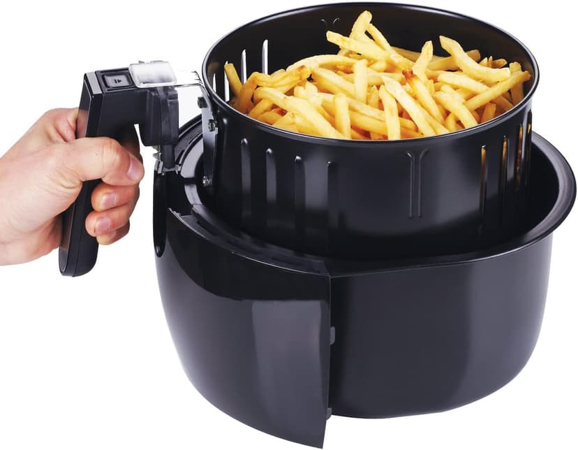 GoWISE USA Ming's Mark GW22621 Electric Air Fryer, 3.7 QT, Black
