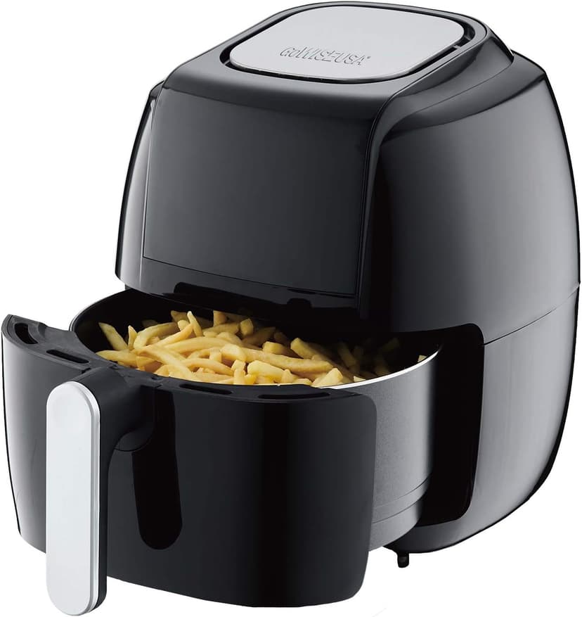 GoWISE USA GW22921-S 8-in-1 Digital Air Fryer with Recipe Book, 5-Qt, Black