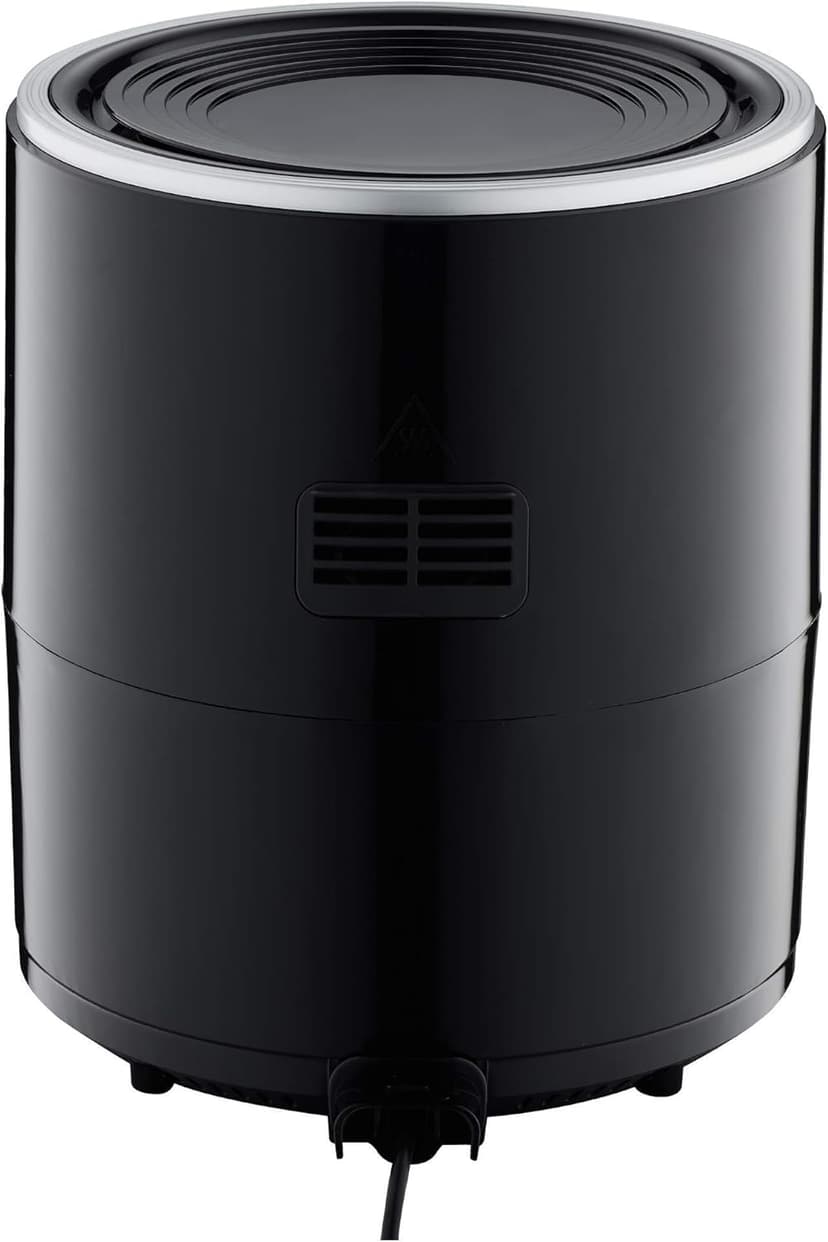 GoWISE USA GW22966 Fryer & Dehydrator Electric Air Fryer with Digital Touchscreen + Recipe Book, 5-Qt, Black/Silver