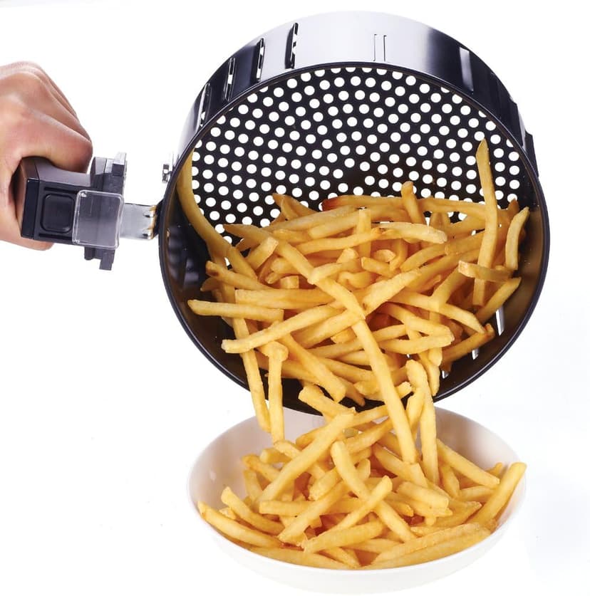 GoWISE USA Ming's Mark GW22621 Electric Air Fryer, 3.7 QT, Black