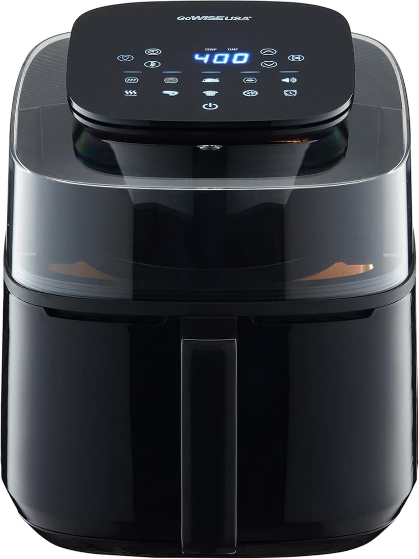 GoWISE USA 5.5 Quart Air Fryer with 180° Viewing Window