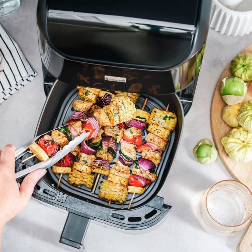 Bella Pro Series 6qt Digital Air Fryer with Stainless Finish Black Stainless Steel